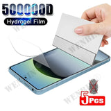 5Pcs Hydrogel Film For Redmi Note 14 15 Pro 14 Pro+ Plus Full Cover Screen Protector For Redmi Note 14S 13 Pro+ Plus