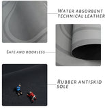 Hot Coffee Machine Rug No Cleaning Antifouling Technology Leather Water Control Cushion Coffee Cup Water Absorbing Pad
