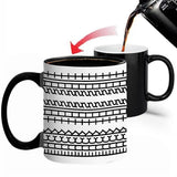 11oz Magic Mugs With Hidden Message Text - Heat Sensitive Color Changing Cup, Funny Hidden Message Coffee Mug Gifts