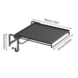 Cabinet Foldable Wall Desk Laundry Floating Table Space-Save Kitchen Shelf With Towel Rack Countertop Cabinet Extension Storage
