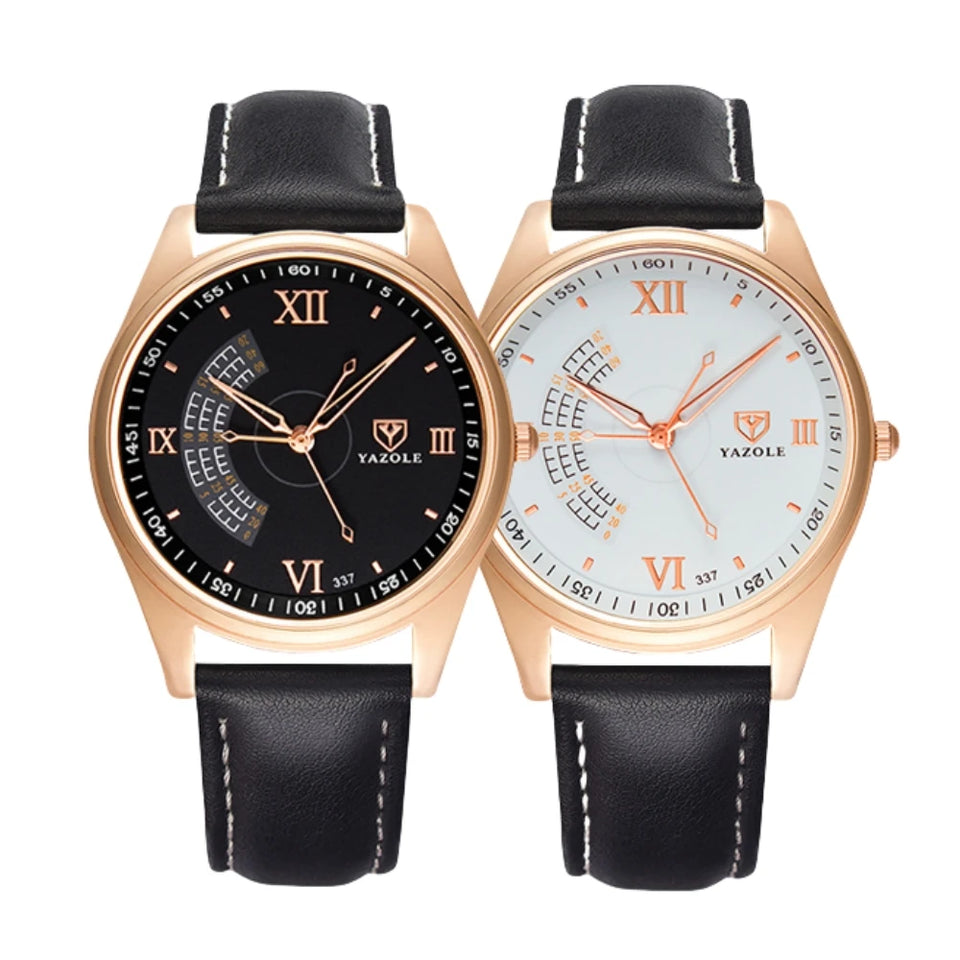 New Business Men's Wristwatch Clock Fashion Casual Leather Sport Man Watch Top Brand Luxury Quartz Watches for Men montre homme