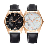 New Business Men's Wristwatch Clock Fashion Casual Leather Sport Man Watch Top Brand Luxury Quartz Watches for Men montre homme