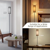 Modern Floor Lamp Standing Tall Light with LEDs Bulb 3 Light Colors Foot Switch for Bedroom Living Room Study Room Office