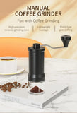Manual Coffee Grinder Hand-Cranked Coffee Machine Home Small Manual Grinder Hand-Cranked Bean Grinder Coffee Bean Grinder