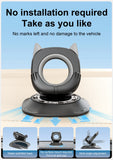 360 Degree Rotating Non-Slip Car Phone Holder Mat Dashboard Cell Phone Stand Compatible with All Smartphones