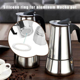 Coffee Rubber Sealing Ring Gasket Washer Gasket Replacenent Cups Rings For Moka Pot Espresso Coffee Makers Kitchen Supplies