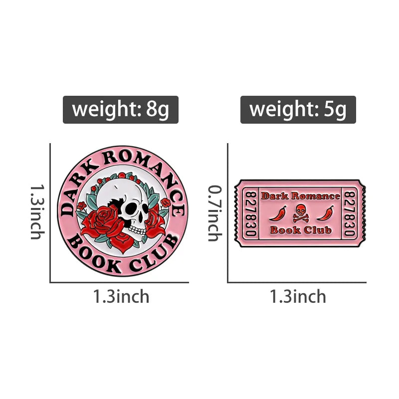 2-6pcs/set Hobby Collection Enamel Pins Reading Book Iced Coffee Knit Brooch Hiking Badges Music Korean Girls Band Jewelry
