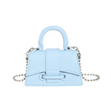 Women Mini Handbag Korean Style Chic Solid Texture Chain Crossbody Bag Ladies Summer High-Grade New Lipstick Commuter Bags