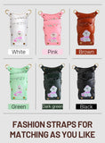Fenice scissors storage bag,hold 8 scissors, 8 paintings, 6 colors cowhide,waist bag, pet beautician, barber's special waist bag