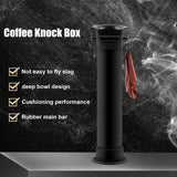 Coffee Knock Container Coffee Knock Box Commercial Floor Standing Coffee Grounds Collection Bin for Restaurants Home Kitchens