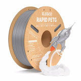ELEGOO Rapid PETG Filament 1.75mm 1KG,High Speed 30-600mm/s 3D Printer Filament 1kg Fits for Most FDM 3D Printers