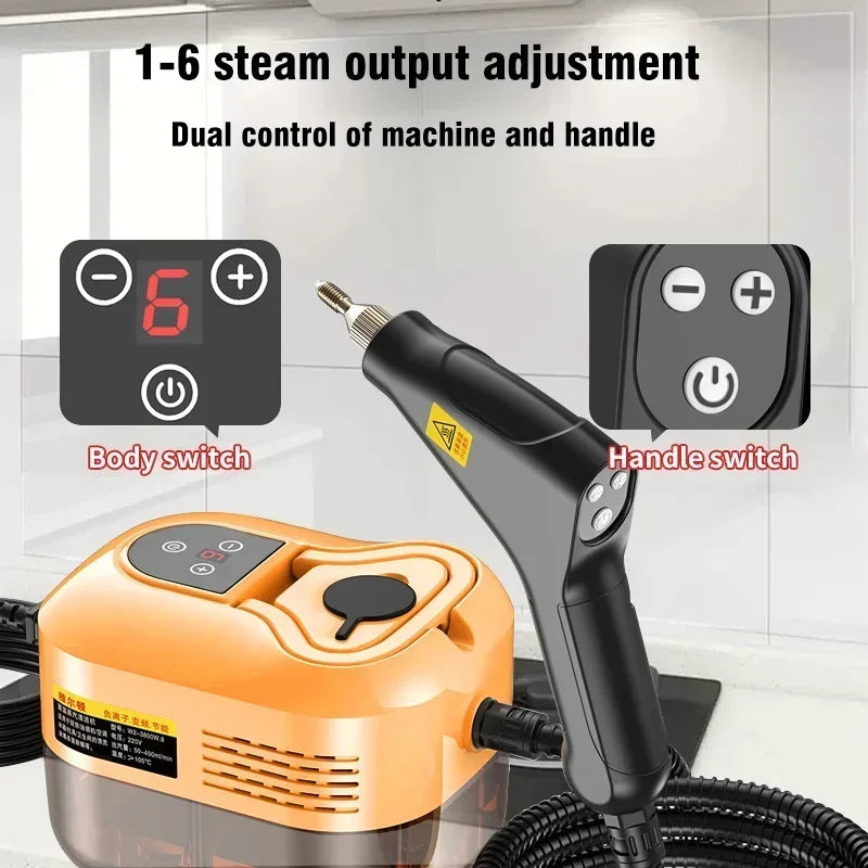 Portable Handheld Steam Cleaner Multifunctional High Presssure Steam Cleaning machine For Air Conditioner Kitchen Hood Car 220V
