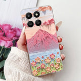For Honor 400 Smart 5G Case LGN-NX1 Cute Cartoon Painted Cover Soft Slim Phone Case For Honor X7d HonorX7d Honor400 Smart Fundas