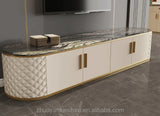 Modern Simple Living Room Furniture Set  MDF Upholsteried with Pu Leather  Tv Cabinets Designs Furniture