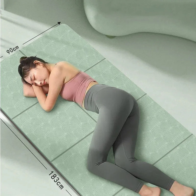 Folding Yoga Mat Thickened Fitness Exercise Adult And Children's Home Anti-slip Skipping Rope Outdoor Midday Rest Mat