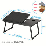 Tray table, notebook computer and writing table, dining table and notebook computer bed support