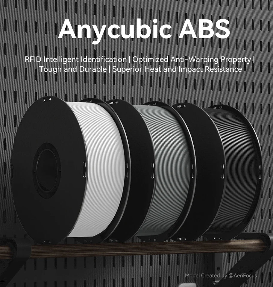 ANYCUBIC ABS Filament 3D Printing PLA Impact Resistance Temperature Resistance 3D Printer Filament For Kobra 3 Max S1C