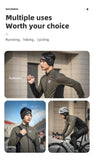 ROCKBROS Outdoor Cycling Headband Ear Warmer Men Winter Cycling Workout Windproof Double Layer Warm Earmuffs Headwear Sweatband