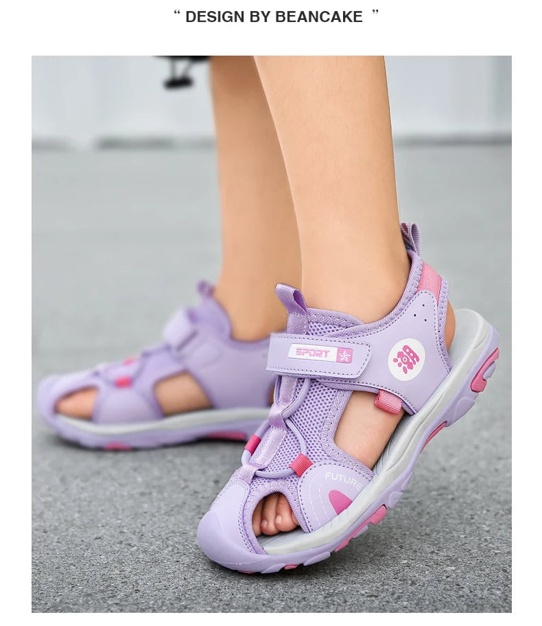 Children Breathable Sport Summer Sandals for Boys Casual Beach Shoe Comfortable Soft Sole Kids Fashion Non-slip Sandalias