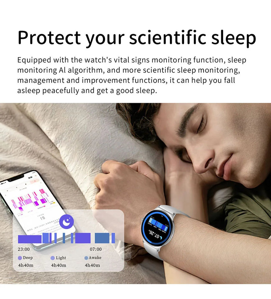 2025 Ultra-thin Durable Women Smart Watch 1.43" Amoled Screen Wireless Call Sports Health Fitness Women Watches For Android iOS