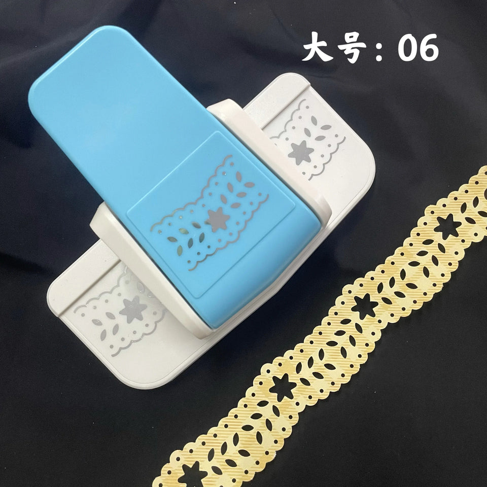 Effort-saving Embossing Device Hollow Lace Edge Pressing Device Punching Device Diy Kindergarten Handmade Greeting Card