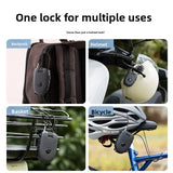 Portable Steel Wire Lock, Stretchable Steel Wire Helmet Lock, Baby Car Lock, Portable Treasure Ruyi Steel Wire Portable Lock
