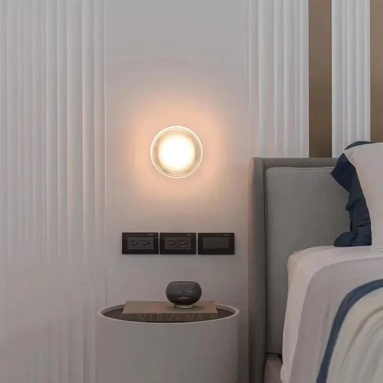 Nordic LED Wall Lamp Ceiling Light Acrylic Amber Jelly Grey Fixture Corridor Aisle Wall Sconces Commercial Decoration Lighting
