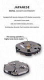 NAVIFORCE Top Military Quartz Watches for Men Luxury Sports Chronograph Watch Waterproof Clock Leather LED Digital WristWatch