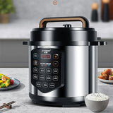‌13L Commercial Heavy Duty Pressure Cooker,Restaurant Grade Electric Steamer,Breakfast Buffet Auto Keep Warm Function