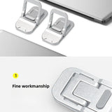 Desktop Riser Portable Foldable Laptop Stand Plastic Feet Hidden Keyboard Mini Adjustable Support Holder for Notebook