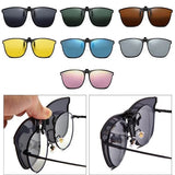 Fashionable Polarized Myopia Glasses Clip Driver's Goggles Night Vision Glasses Outdoor Sunshade And UV Resistant Sunglasses