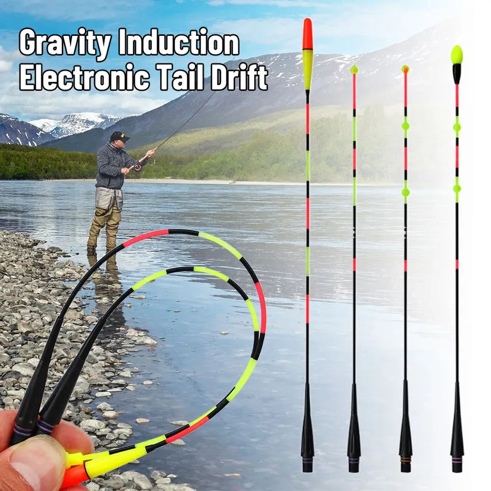 1Pcs Ultra Sensitive Electronic Float tail Electronic Floats Buoy Smart Float Top Gravity induction electronic tail drift