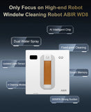 ABIR WD8 Window Cleaning Robot, Dual Ultrasonic Spray, AI intelligent Wipping, Updated Laser,Smart Home Glass Wall Washing