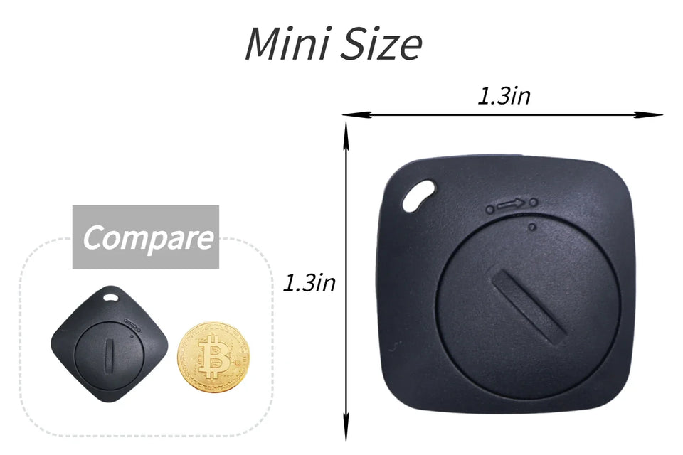 1 Pack Bluetooth Luggage Tracker with Find My APP (iOS Only) Air Smart Tag GPS Tracker Tag for Locator Key Finder