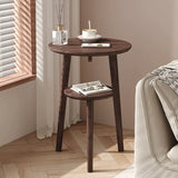 Modern Bedside Cabinets Coffee Table   Solid Wood Side Table Movable Living Room Small Coffee Table Home Furniture New