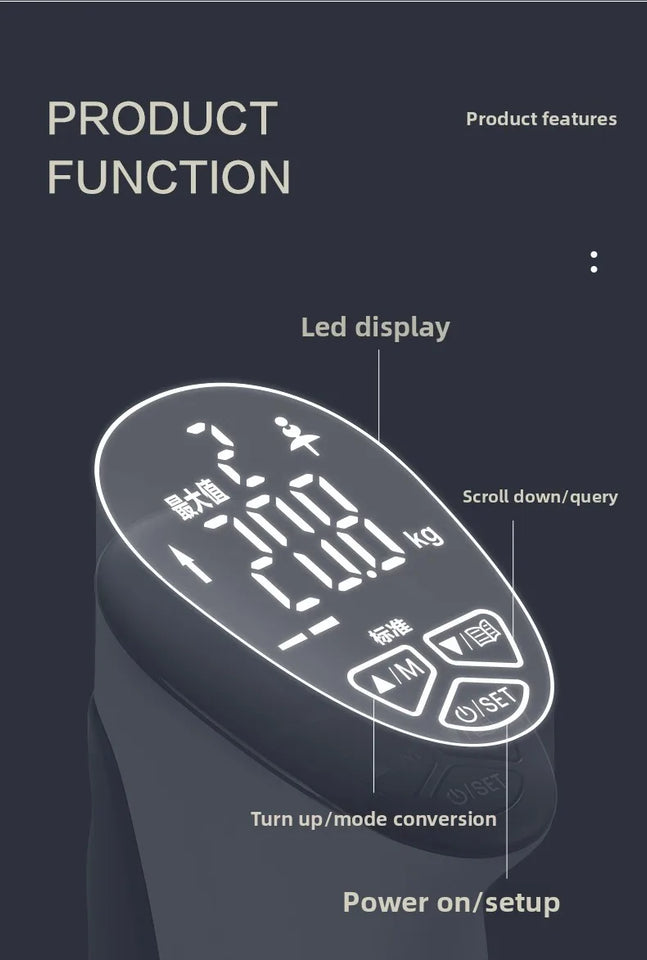 Professional Digital Hand Dynamometer Grip Strength Meter Auto Capturing LED Power Trainer Strengthener Home Gym Core Training
