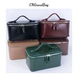 Free Personalized Patent PU leather Women's Mosmetic Bag Waterproof toiletry bag lady handbag Travel Portable Makeup Bag