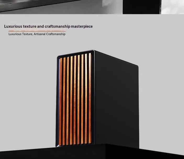 WJCOOLMAN Craftsman Series Small Chassis Home-Type Desktop Computer Supports M-ATX Motherboard - Compact Gaming PC Build