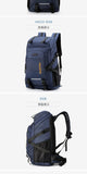 50L Waterproof Hiking Camping Travel Backpack Men Women Outdoor Large Capacity Mountain Climbing Bag Oxford Luggage Rucksack