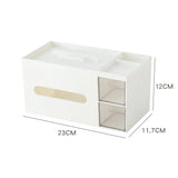 Tissue Box Napkin Holder Remote Control Storage Desk Organizer Office Multifunctional Sundries Stationery Ontainer Storage Home
