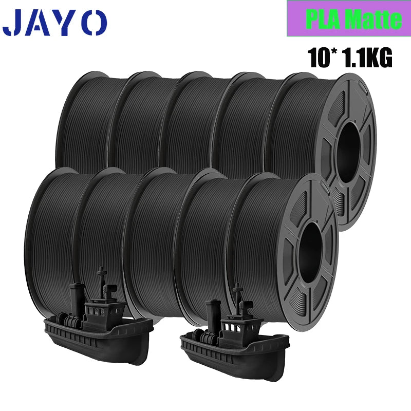 JAYO pla plus petg High speed matte PETG APLA 10Rolls  filament 175mm no bubbles smooth multiple colors optional for 3D printing