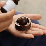 Car & Home Essential Oil Diffuser - Made of Wood Mini Cute Natural Fragrance Diffuser Suitable for Bedroom Living Room Bathroom