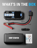 Car 6250A Portable 12V  Jump Starter Power Bank 12V Auto Battery Charger Booster Starting Device For 10.0L GAS/6.5L DIESEL