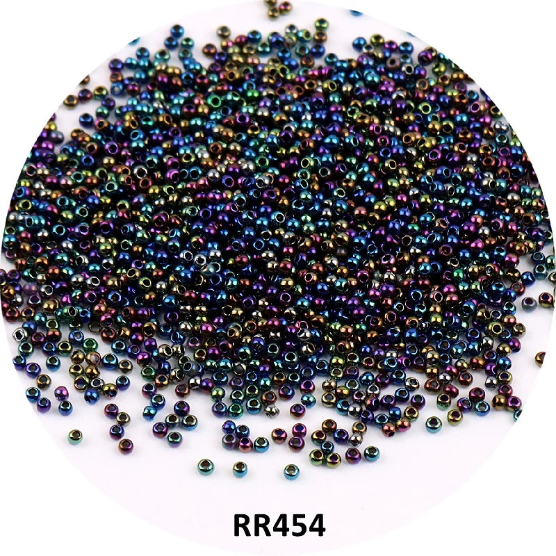 Golden 15/0 Japanese Seedbeads 1.5mm Uniform Metallic Bronze Round Spacer Glass Beads For DIY Jewelry Making Garments Accessory
