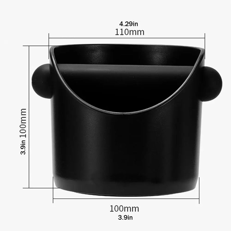 Coffee Knock Box Espresso Grounds Container Coffee Grounds Bucket Anti Slip Dump Bin Bucket Cafe Bar Barista Accessories