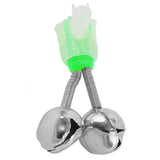 20-1PCS Fish Bite Alarm Twin Spiral Bells Fishing Indicator Bait Alarm Outdoor Night Fishing Alarm Bell Fishing Equipment