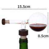 Red Wine Bottle Pouring Device Portable Air Aerator Quick Sobering and Pouring Device New Glass Sobering Device