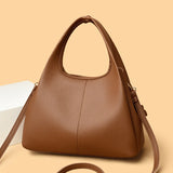Luxury Casual Tote Women Bag High Quality Leather Ladies Handbag Shoulder Crossbody for Women 2025 Large Vintage Bags Sac A Main