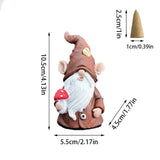Coffee Gnome Dolls Coffee Gnomes Nordic Doll Bar Home Decoration Faceless Doll Elf Dwarf Figurine Layered Tray Table Decorations