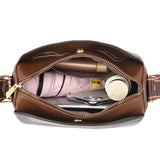 Luxury Kangaroo New Genuine High Quality Soft Leather Women Purses Cofrossbody Bag Designer Brand Ladies Shoulder Crossbody Bags